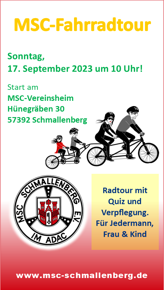 MSC-Fahrradtour
